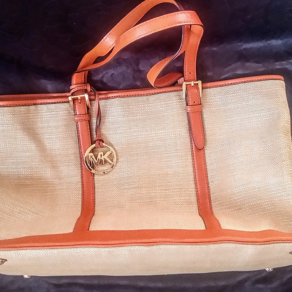 Michael Kors Tan and Brown Tote Bag *GREAT LOW PRICE*